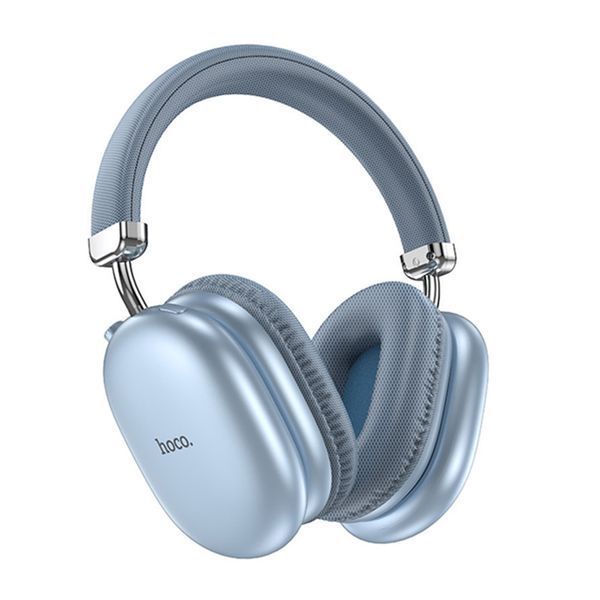 Навушники Big Bluetooth Hoco Apple AirPods W35 MAX blue 37224 фото