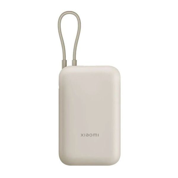 Power bank 10 000 mAh Xiaomi 22.5W (Integrated Cable) (BHR9073GL) beige UA 00838 фото