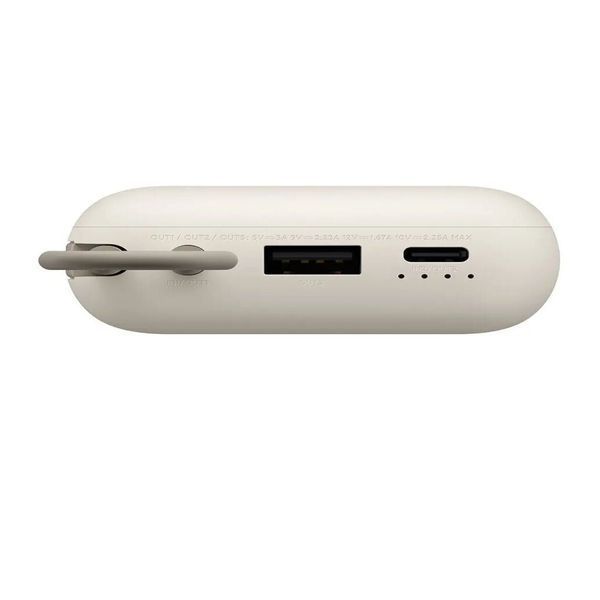 Power bank 10 000 mAh Xiaomi 22.5W (Integrated Cable) (BHR9073GL) beige UA 00838 фото