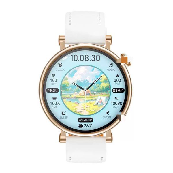 Смарт-годинник GM2 Mini + 2 ремінці gold 46671 фото