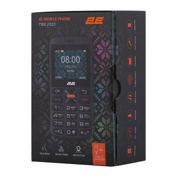 Телефон 2E T180 Max Black UA 36466 фото