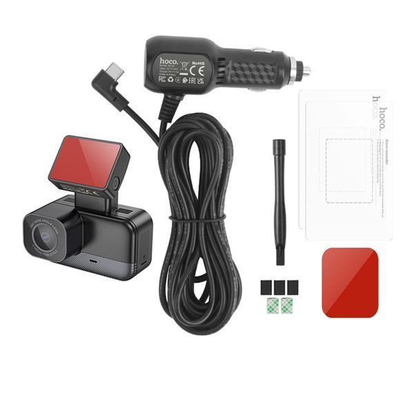 Відеореєстратор Hoco DV-10 black 41337 фото