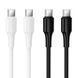 Cable Hoco Type-C to Type-C X120 60W/3A 1m black 44459 фото 4