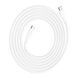 Cable Hoco Type-C to Type-C X93 60W/3A 2m white 43767 фото 2