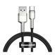 USB Cable Baseus Cafule Metal Data Type-C 66W (1m) black 02242 фото 2