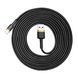 USB Cable Baseus Cafule Lightning 2A (3m) gold/black 42836 фото 2