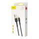 USB Cable Baseus Cafule Lightning 2A (3m) gold/black 42836 фото 1