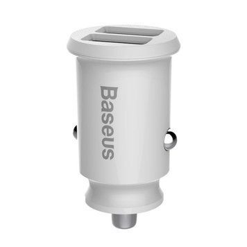 АЗП Baseus Grain 3.1A 2USB white 26661 фото