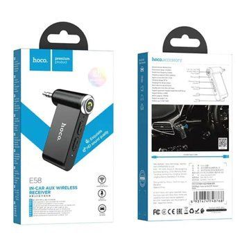Bluetooth Audio Reciver Hoco BT E58 black 40832 фото