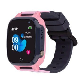 Дитячий годинник AmiGo GO 008 Milky GPS WI-Fi Pink UA 32759 фото