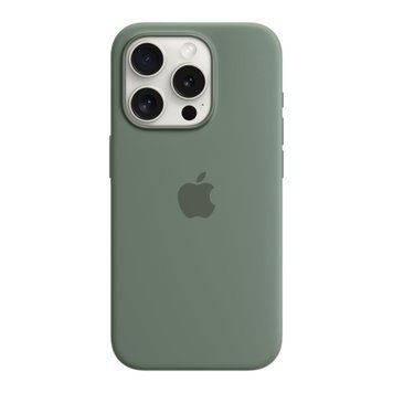 Silicone case iPhone 15 Pro with MagSafe cypress 33693 фото