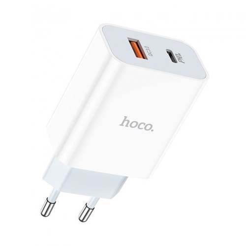МЗП Hoco C97A 20W/3A (1USB/1USB-C) white 29578 фото