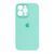 Silicone case Full camera iPhone 14 Pro sea froam 01838 фото