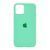 Silicone case Full iPhone 12 Pro Max Spearmint green 23754 фото