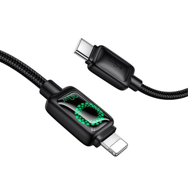 Cable Hoco Type-C to Lightning U146 1m black 44873 фото
