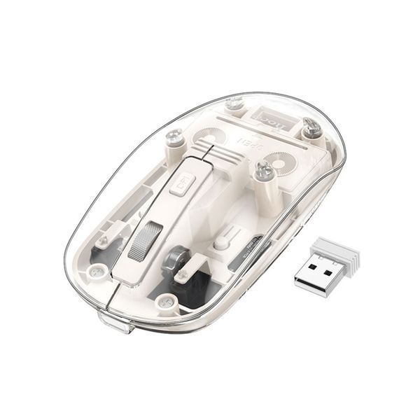 Мишка Bluetooth Hoco GM29 white 19209 фото