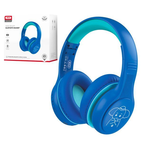 Навушники Big Bluetooth XO BE26 blue 28156 фото