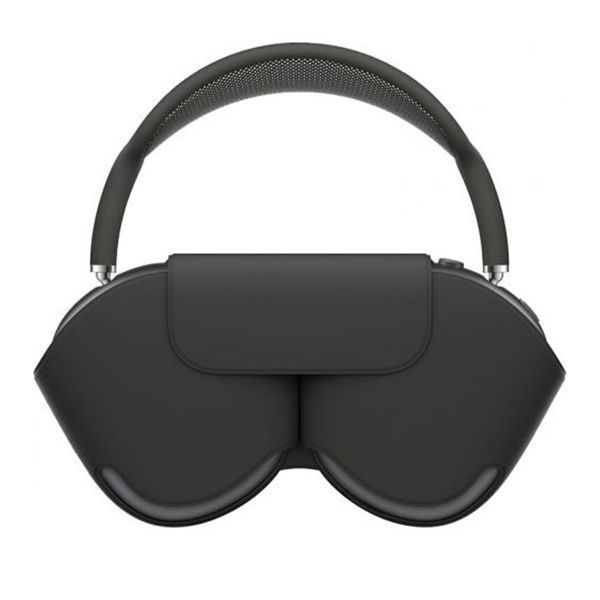 Навушники Big Bluetooth Apple AirPods Max з логотипом (магнітні амброшури) black 36707 фото