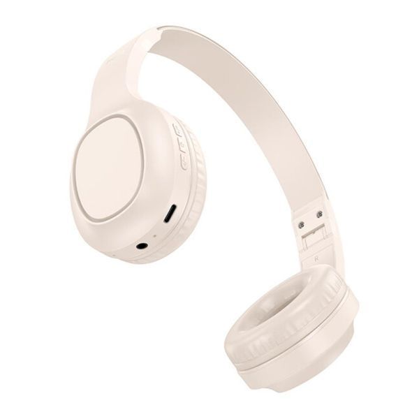 Навушники Big Bluetooth Hoco W46 beige 33618 фото