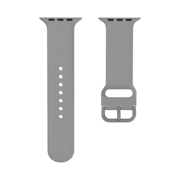 Ремінець Apple watch 42/44/45mm silicone dark grey 18580 фото