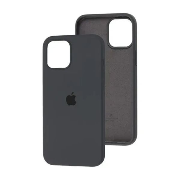Silicone case Full iPhone 13 dark grey 42937 фото