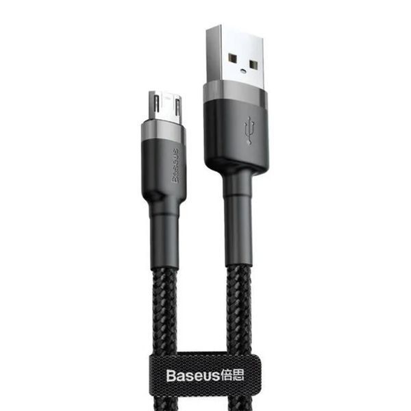 USB Cable Baseus Cafule Micro USB Cable 2.0A (3m) gray/black 05280 фото