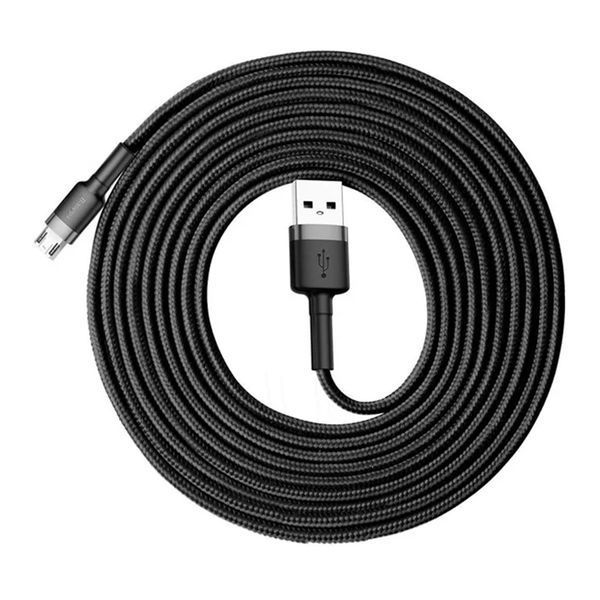 USB Cable Baseus Cafule Micro USB Cable 2.0A (3m) gray/black 05280 фото