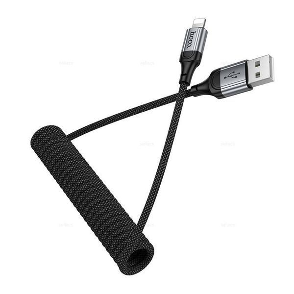 USB Cable Hoco Lightning X121 1.5m black 44460 фото
