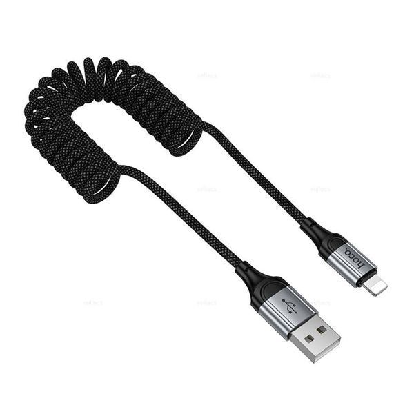 USB Cable Hoco Lightning X121 1.5m black 44460 фото