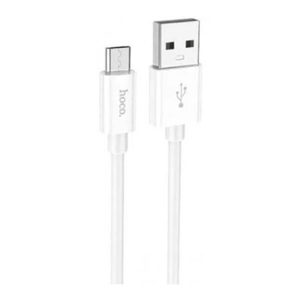 USB Cable Hoco Micro usb X87 2.4A 1m white 39687 фото