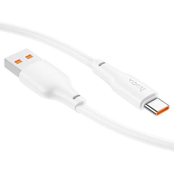USB Cable Hoco Type-C X93 27W 3А 1m white 43768 фото