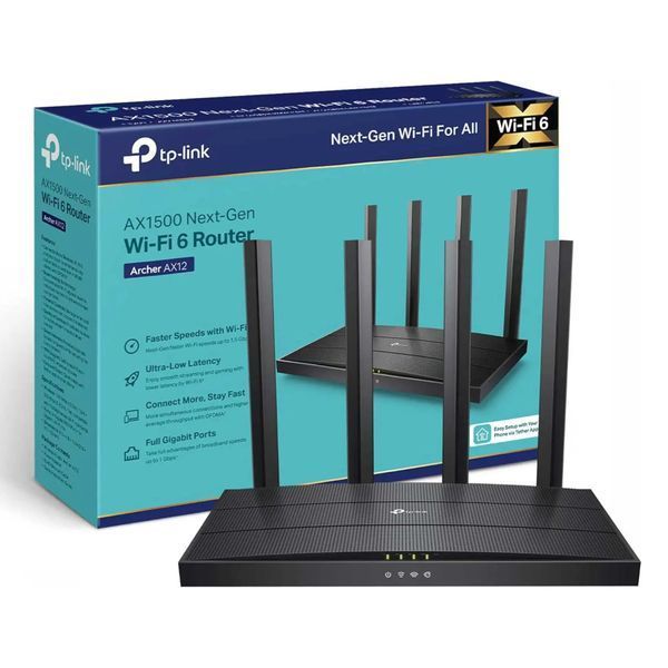 Wi-Fi Router TP-LINK Archer AX12 UA 33030 фото