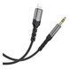 AUX Borofone BL15 3.5 to lightning 1m black 35499 фото 1