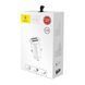 АЗП Baseus Grain 3.1A 2USB white 26661 фото 4
