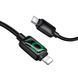 Cable Hoco Type-C to Lightning U146 1m black 44873 фото 2