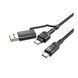 Cable Hoco Type-C to Type-C U106 100W/3A black 29086 фото 1