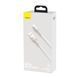 USB Cable Baseus Cafule Metal Data Type-C 66W (1m) white 02323 фото 1