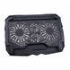 Підставка для ноутбука з охолоджувачем S18 Led black 42236 фото 2