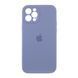 Silicone case Full Camera iPhone 12 Pro Max lavender grey 34932 фото