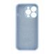 Silicone case Full camera iPhone 13 Pro light blue 04598 фото 2