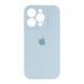 Silicone case Full camera iPhone 13 Pro light blue 04598 фото 1