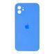 Silicone case Full square close camera iPhone 11 neon blue 31707 фото