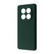 Silicone cover Full WAVE Xiaomi RedMi Note 14 Pro + 5G dark green 39094 фото 1