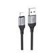 USB Cable Hoco Lightning X102 2.4A 1m black 38434 фото 2