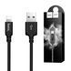USB Cable Hoco lightning X14 1m black 23240 фото 2