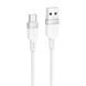USB Cable Hoco Type-C X109 3A 1m white 38623 фото 2