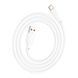USB Cable Hoco Type-C X93 27W 3А 1m white 43768 фото 2