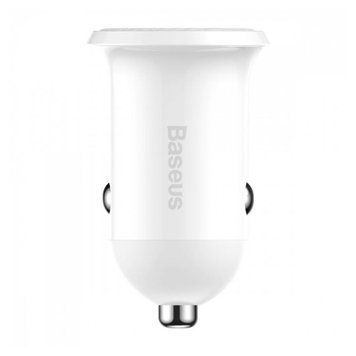 АЗП Baseus Grain Pro 4.8A 2USB white 26662 фото