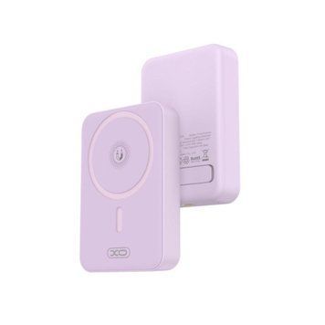 Power bank 10 000 mah XO PR231 magnetic 15W wireless charging+PD20W purple 00681 фото