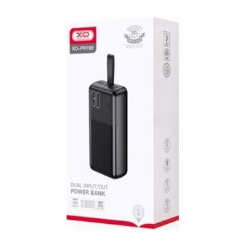 Power bank 30 000 mAh XO PR199 2.1A black 00888 фото